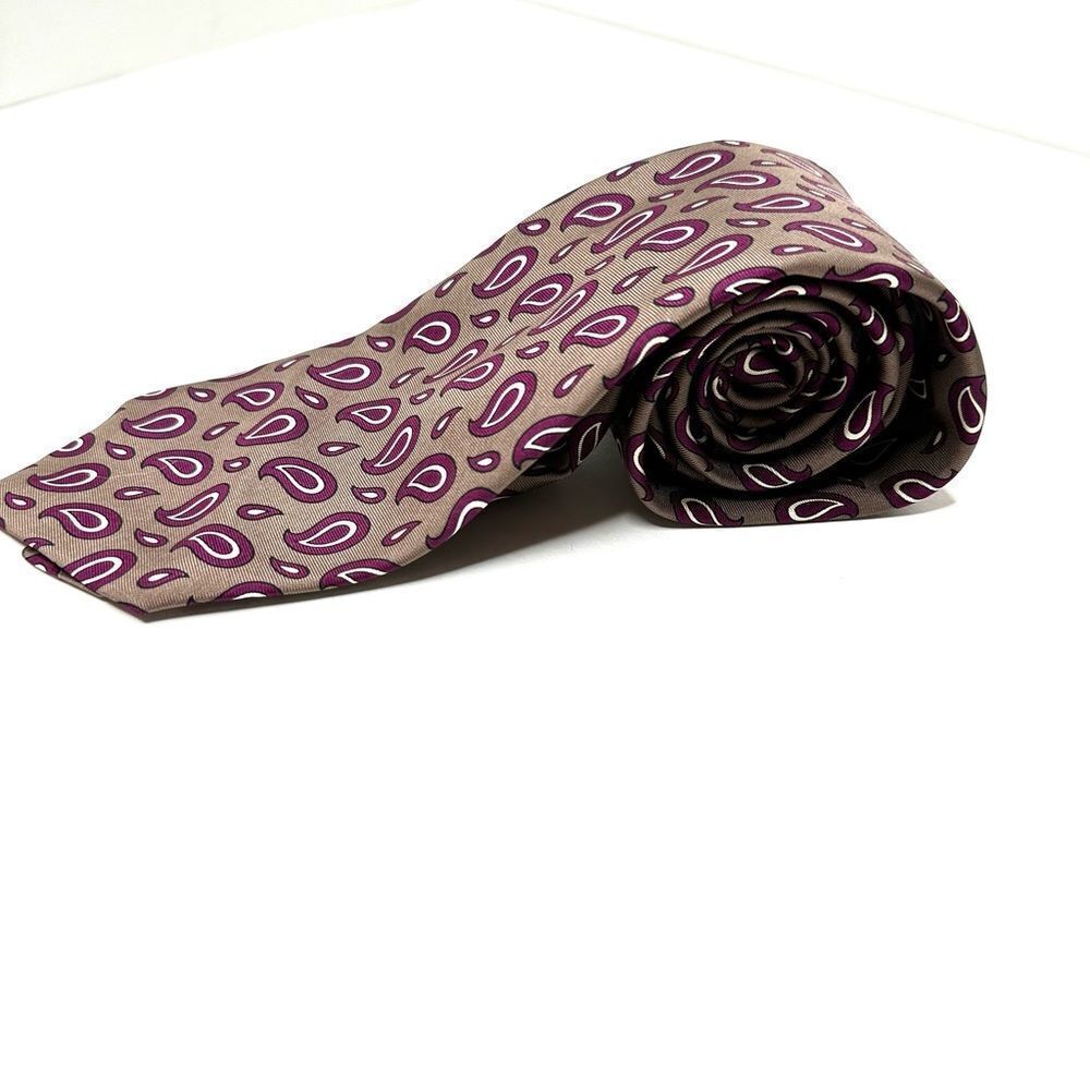 Men’s Brooks Brothers Makers Silk Tie Paisley Vintage